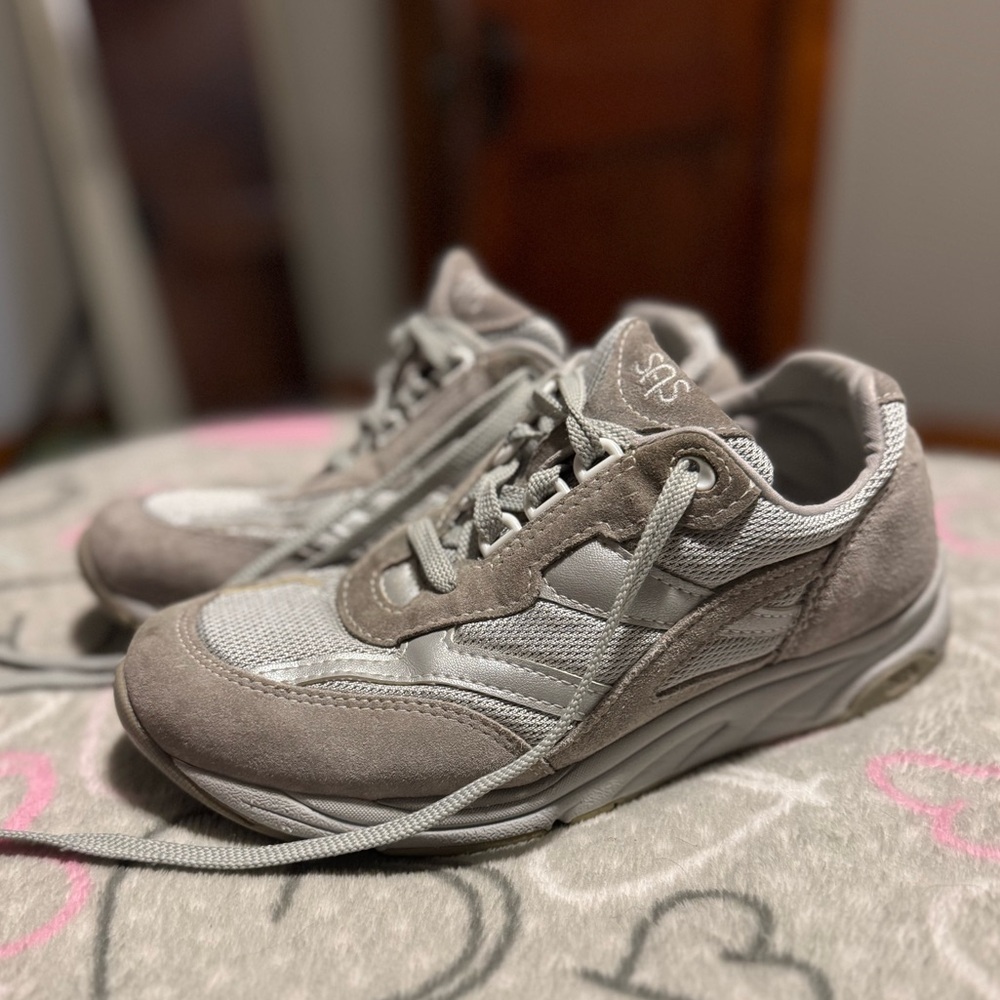 SAS Taupe and Beige Sneakers
